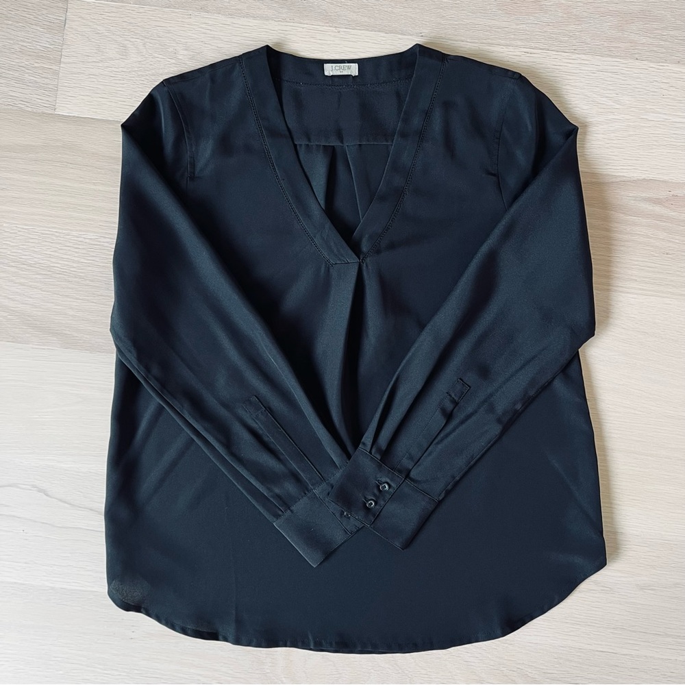 J. Crew V-Neck Blouse